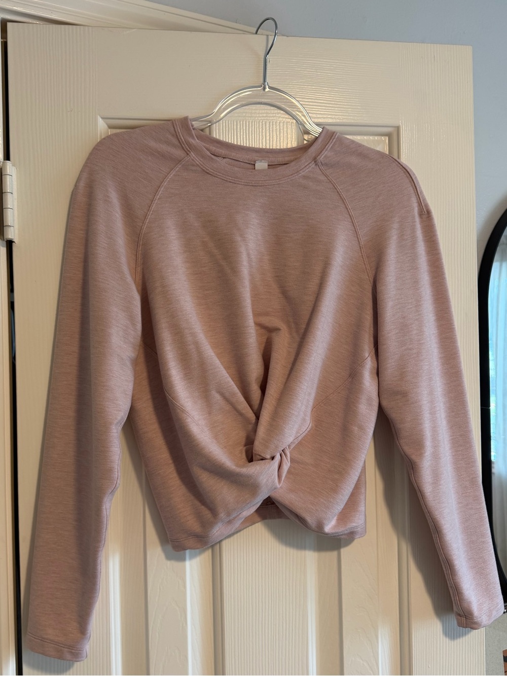 Lululemon Women's Twist-Front Pullover Sweatshirt - Dusty Rose